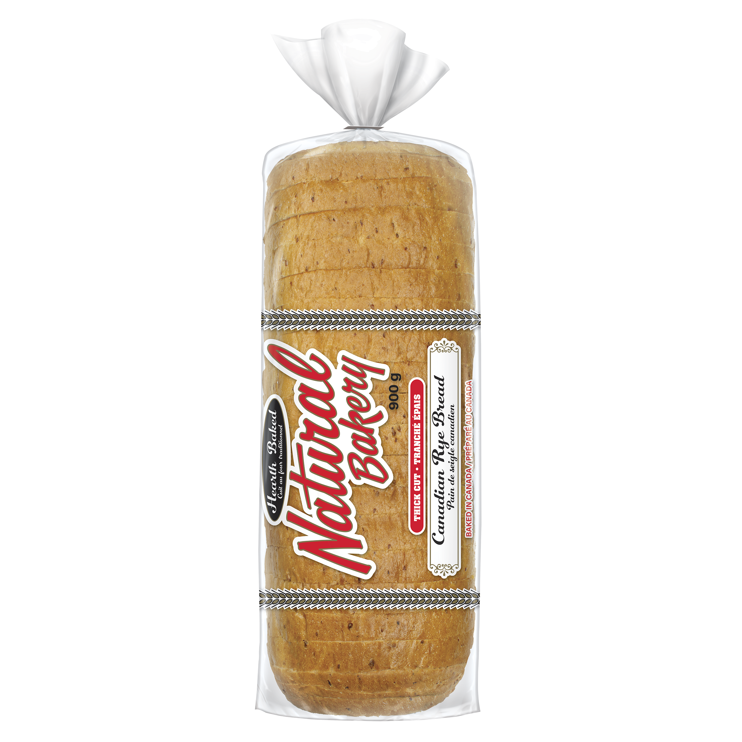 Natural Bakery Canadian Rye Bread Thick Slice 900 g