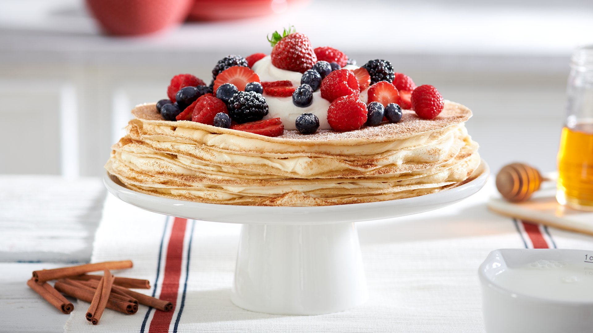 Sweet Cinnamon Tortilla Layer Cake