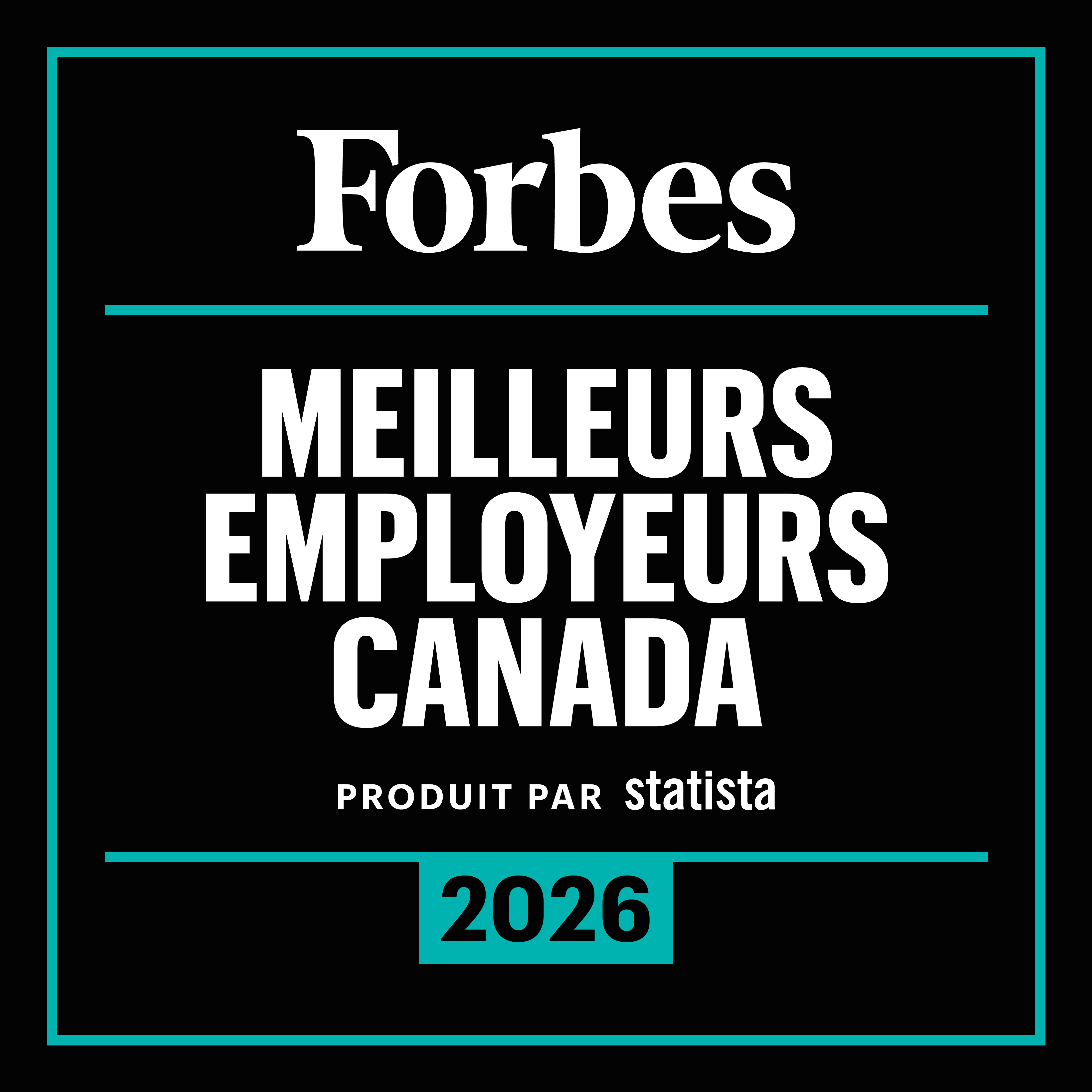 Forbes Canada - Meilleurs employeurs 2026