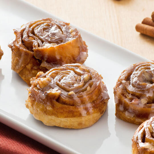 Mini tortillas de style brioches à la cannelle