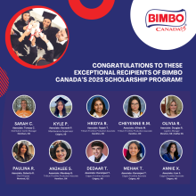 Photos of winners with their names